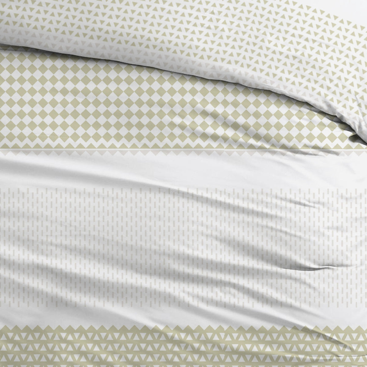 Sleepnight lakenset flanel Paola groen