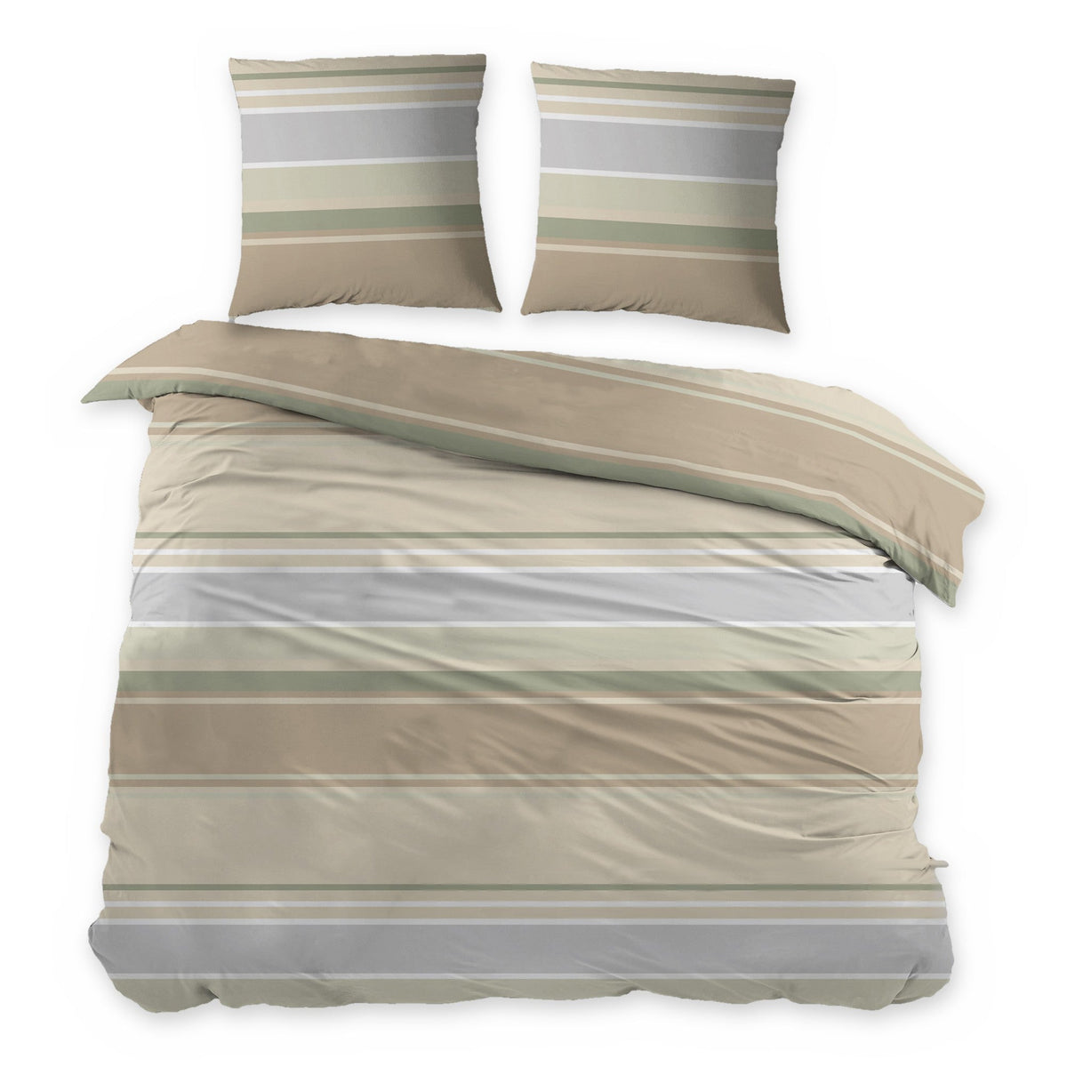 Sleepnight dekbedovertrek flanel Paulien beige