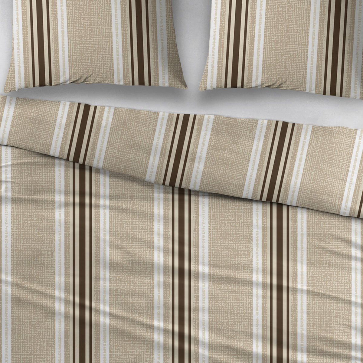 Sleepnight dekbedovertrek flanel Philomeen beige