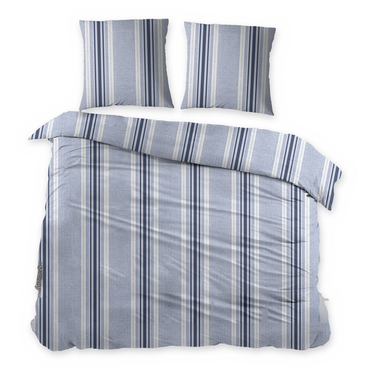 Sleepnight dekbedovertrek flanel Philomeen blauw