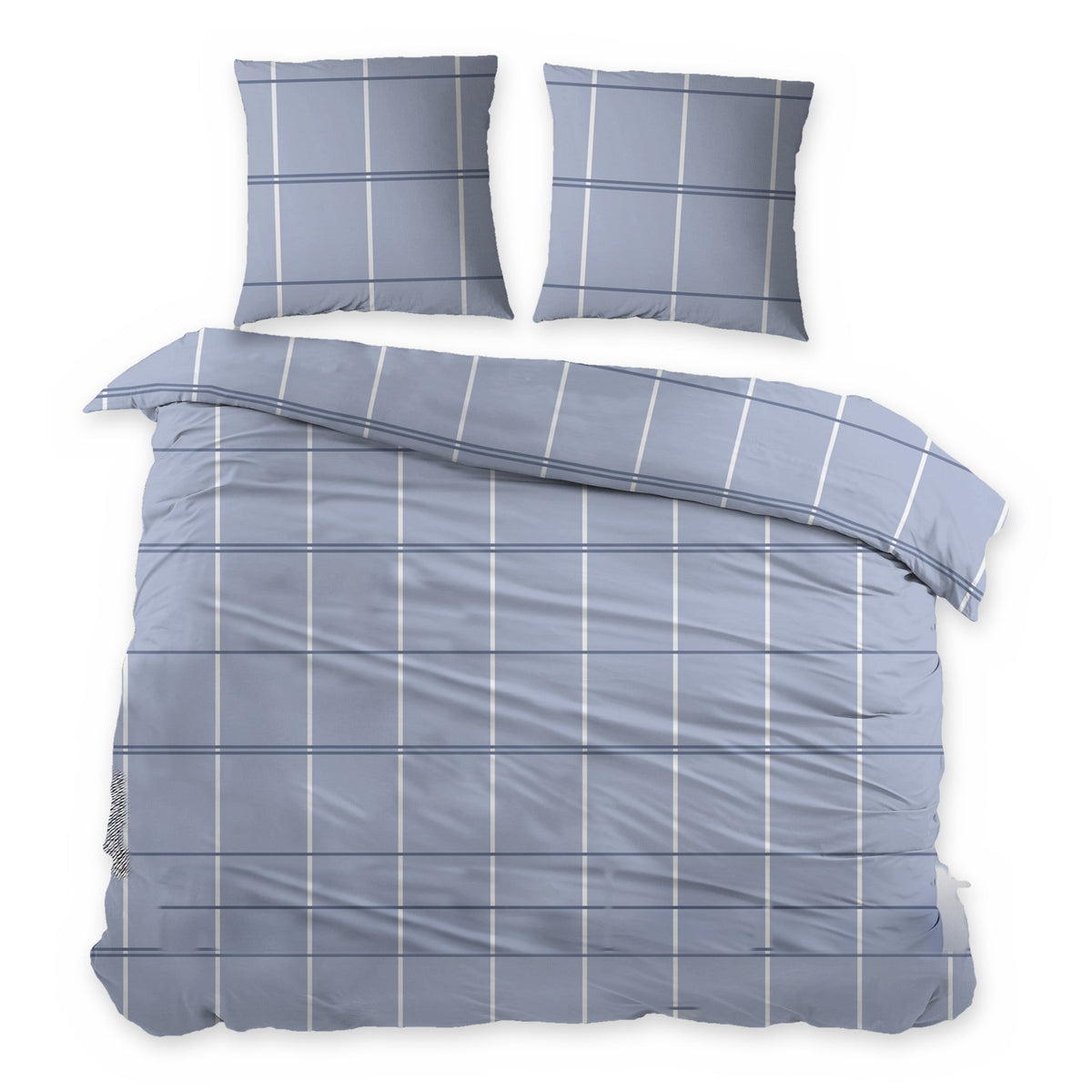 Sleepnight lakenset flanel Pommelin blauw