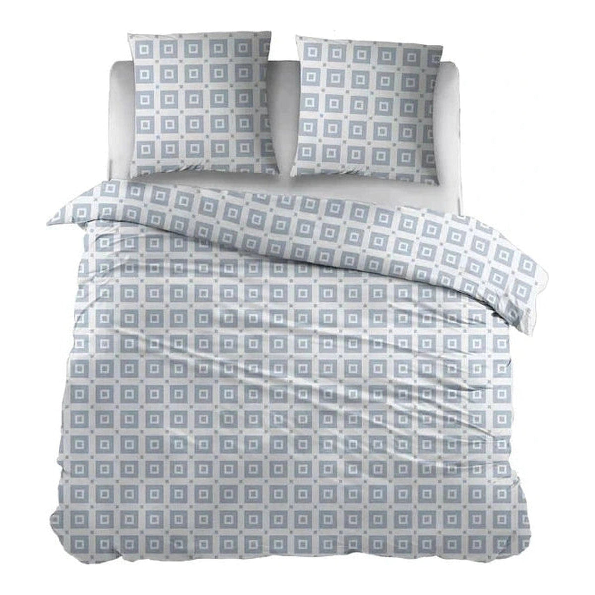 Sleepnight Lakenset flanel Ilse blauw
