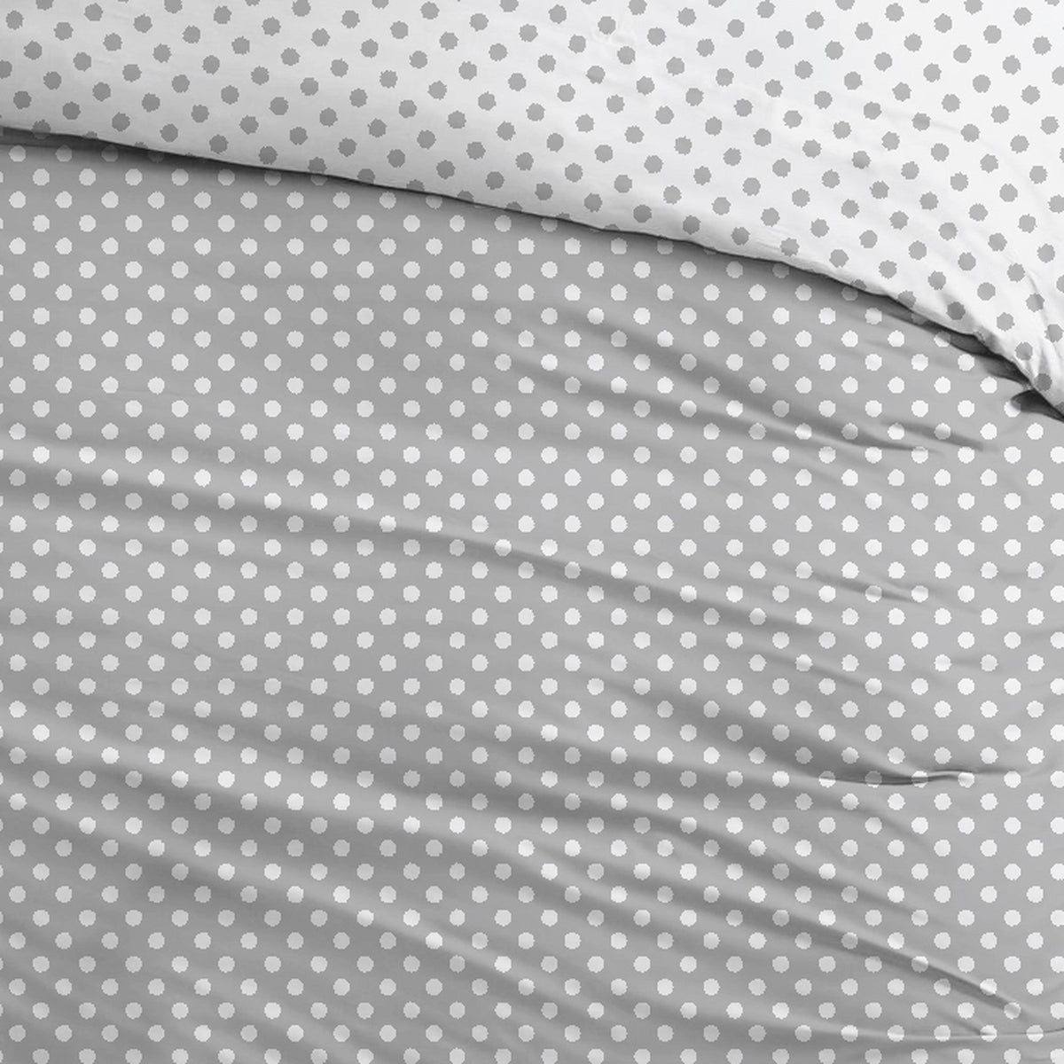 Sleepnight lakenset flanel Pierrot grijs