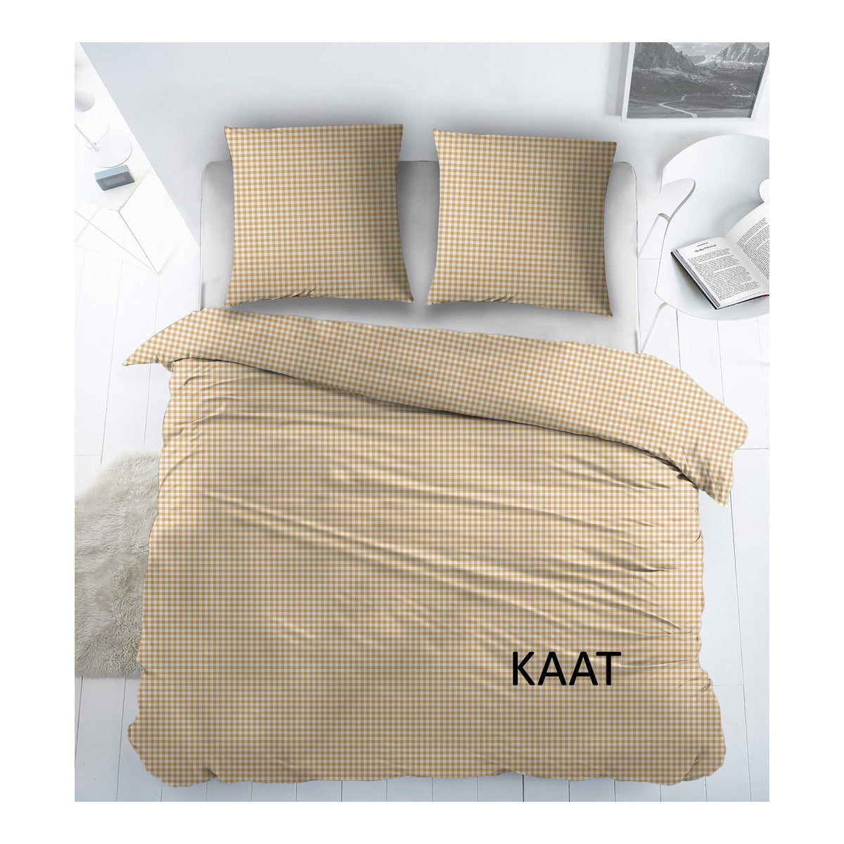 Sleepnight Lakenset katoen Kaat, geel