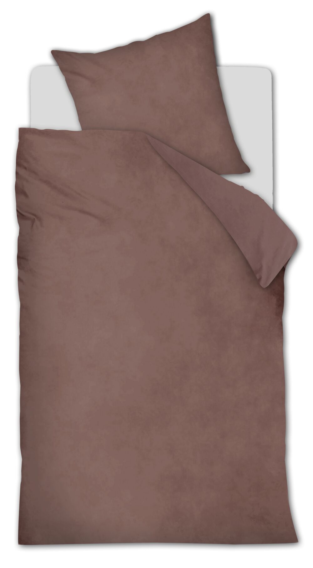 Ambiante dekbedovertrek Velvety, roze