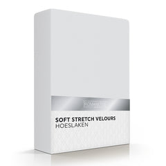 Romanette Hoeslaken Velours Silver