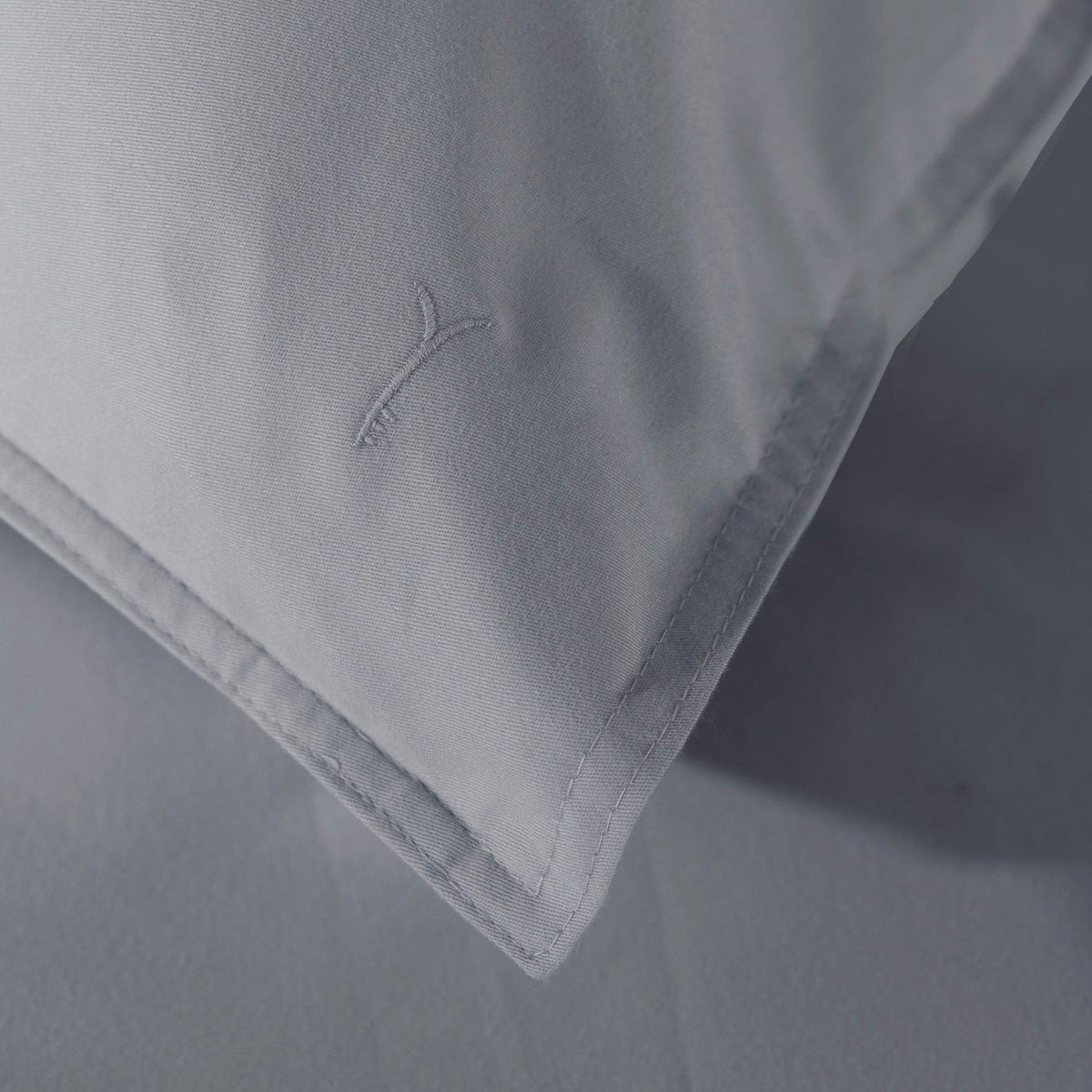 Yellow dekbedovertrek Suite Zermatt Beluga Grey katoen-twill