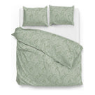 Zo Home dekbedovertrek Fiori-di-Satinado Foam-Green Katoen-satijn