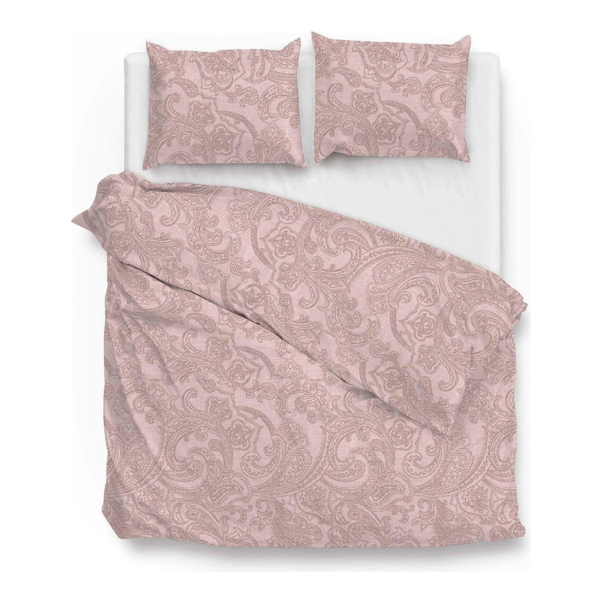 Zo Home dekbedovertrek katoen Paisley di Lino Shell Nude