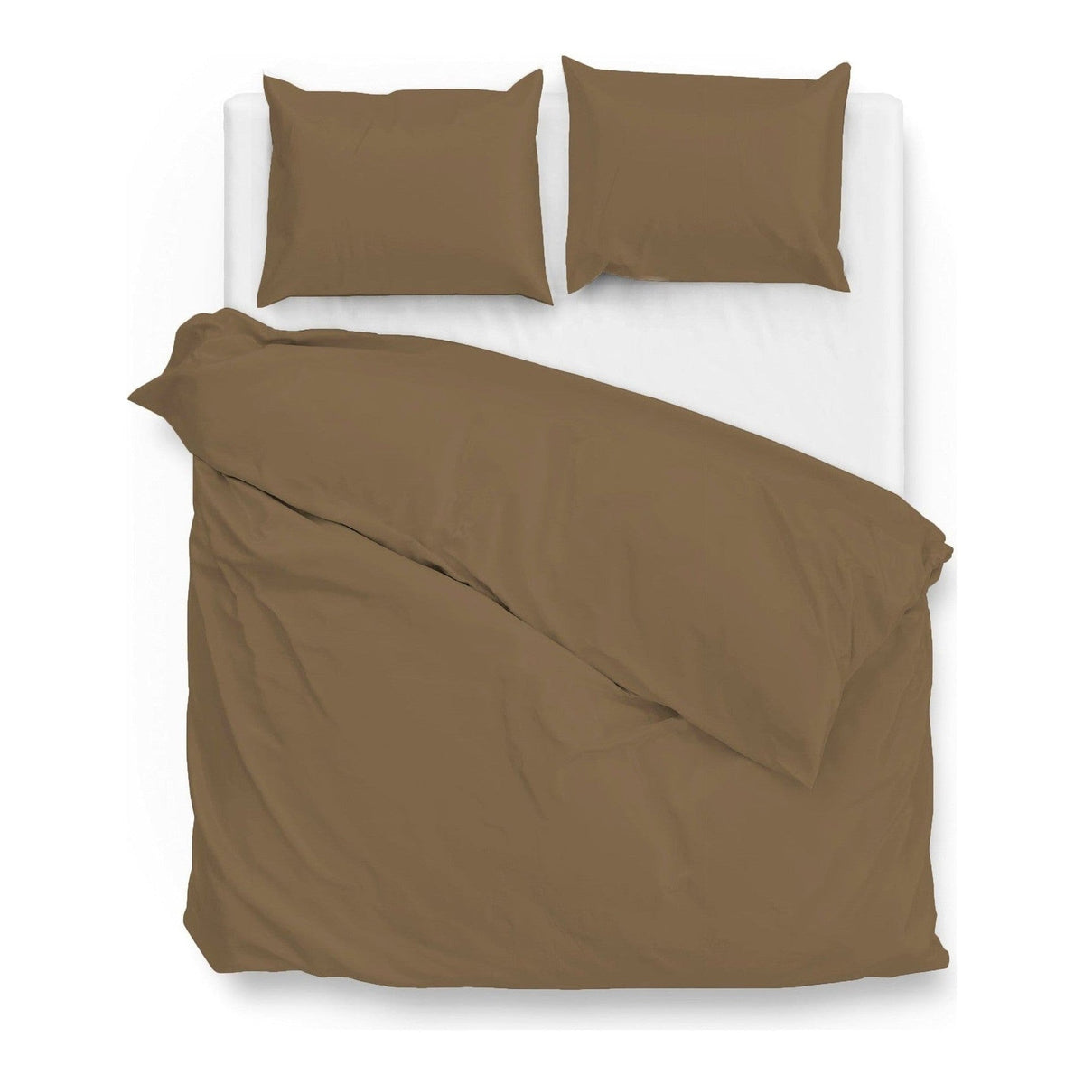 Zo Home dekbedovertrek satijn Satinado Real taupe