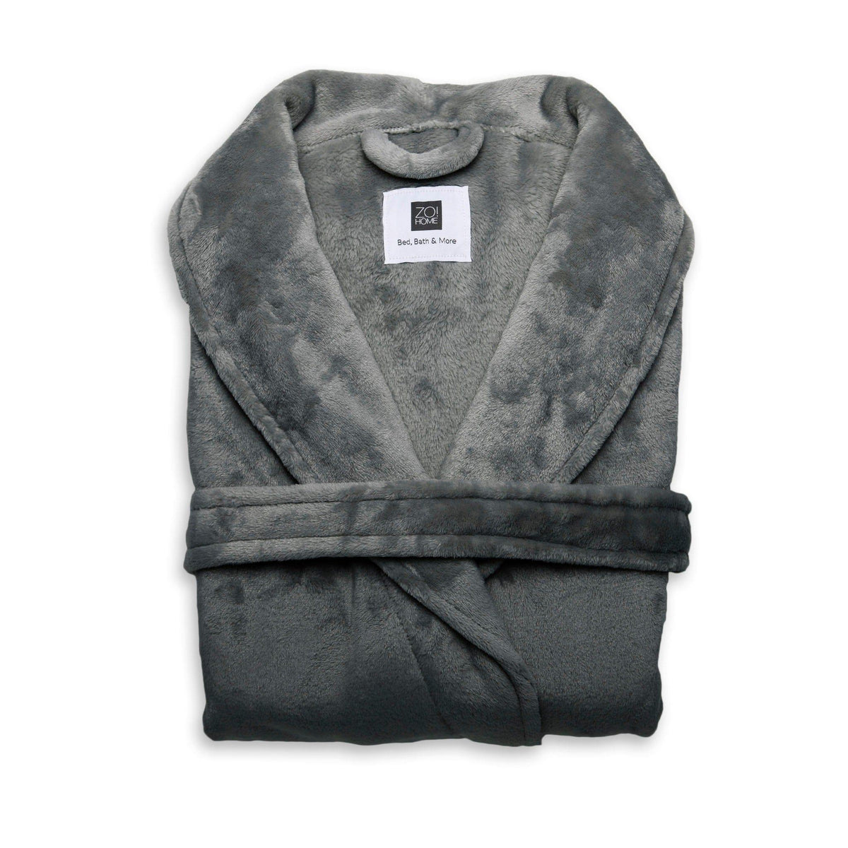 Zo Home Badjas Cara Dark-Grey polyester