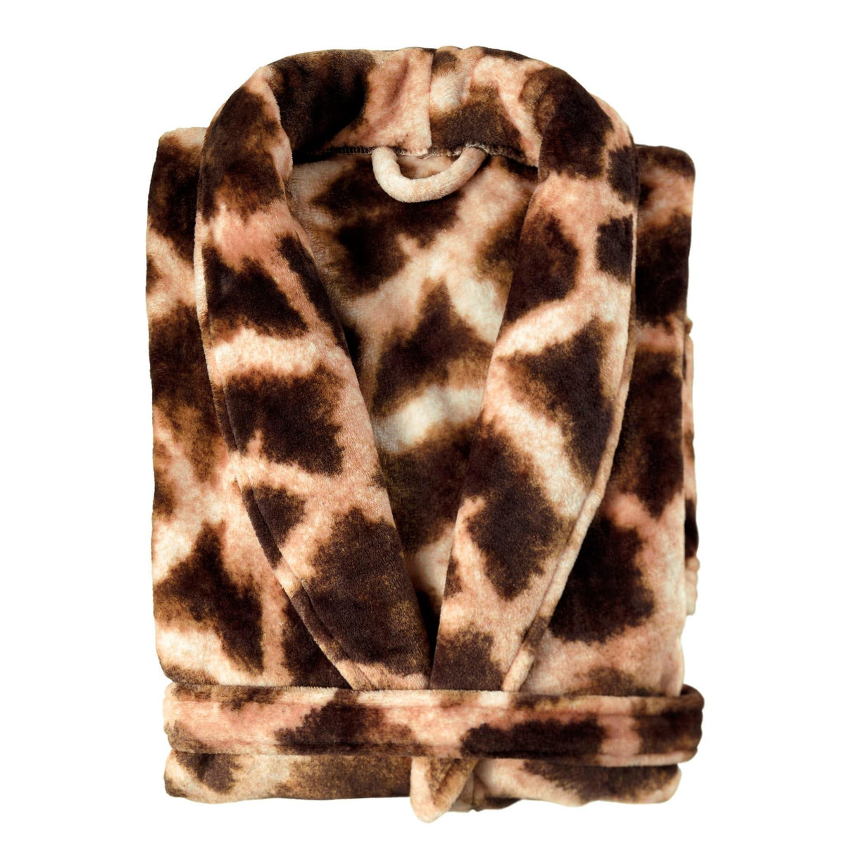 Zo Home Badjas Giraffe Brown polyester