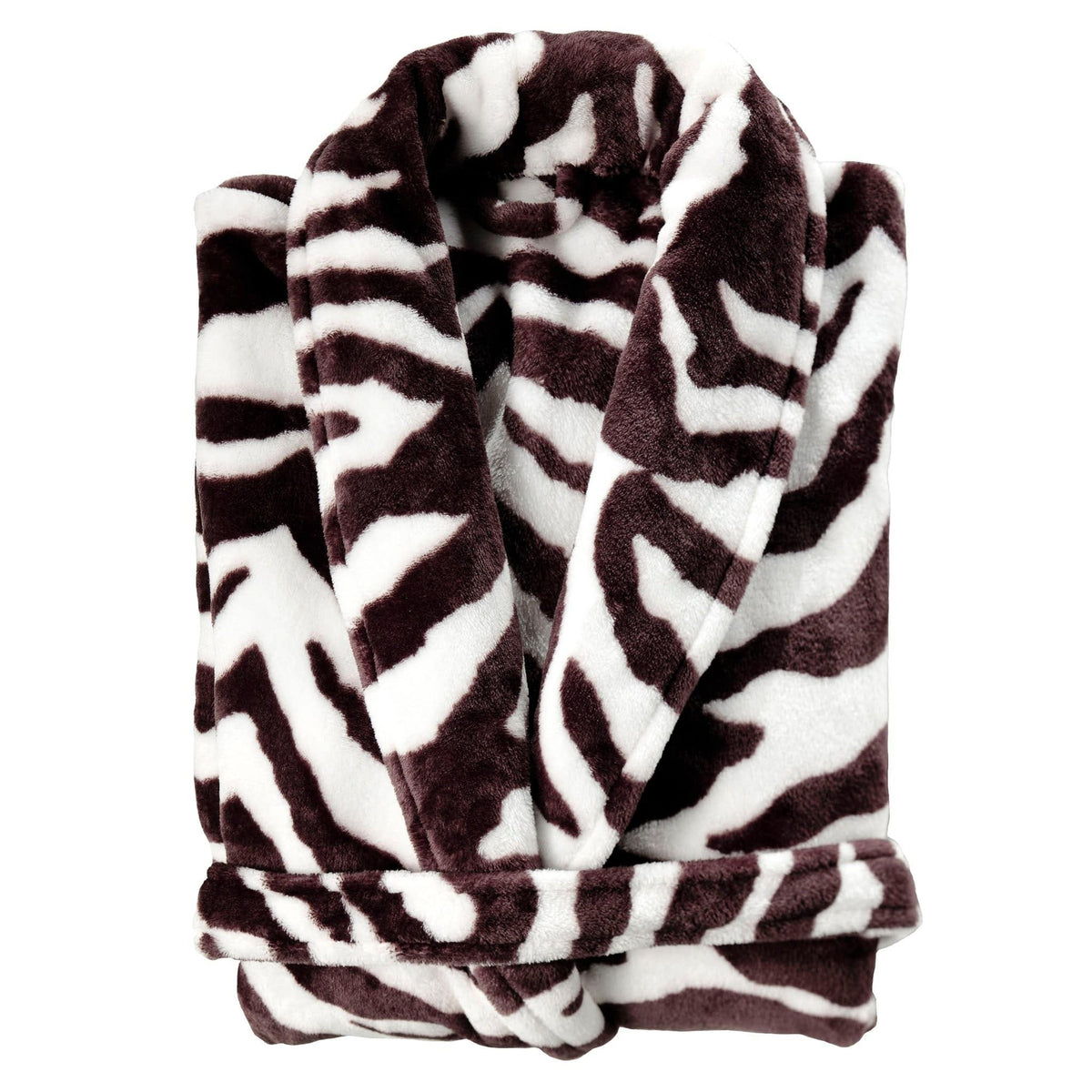 Zo Home Badjas Zebra Brown polyester