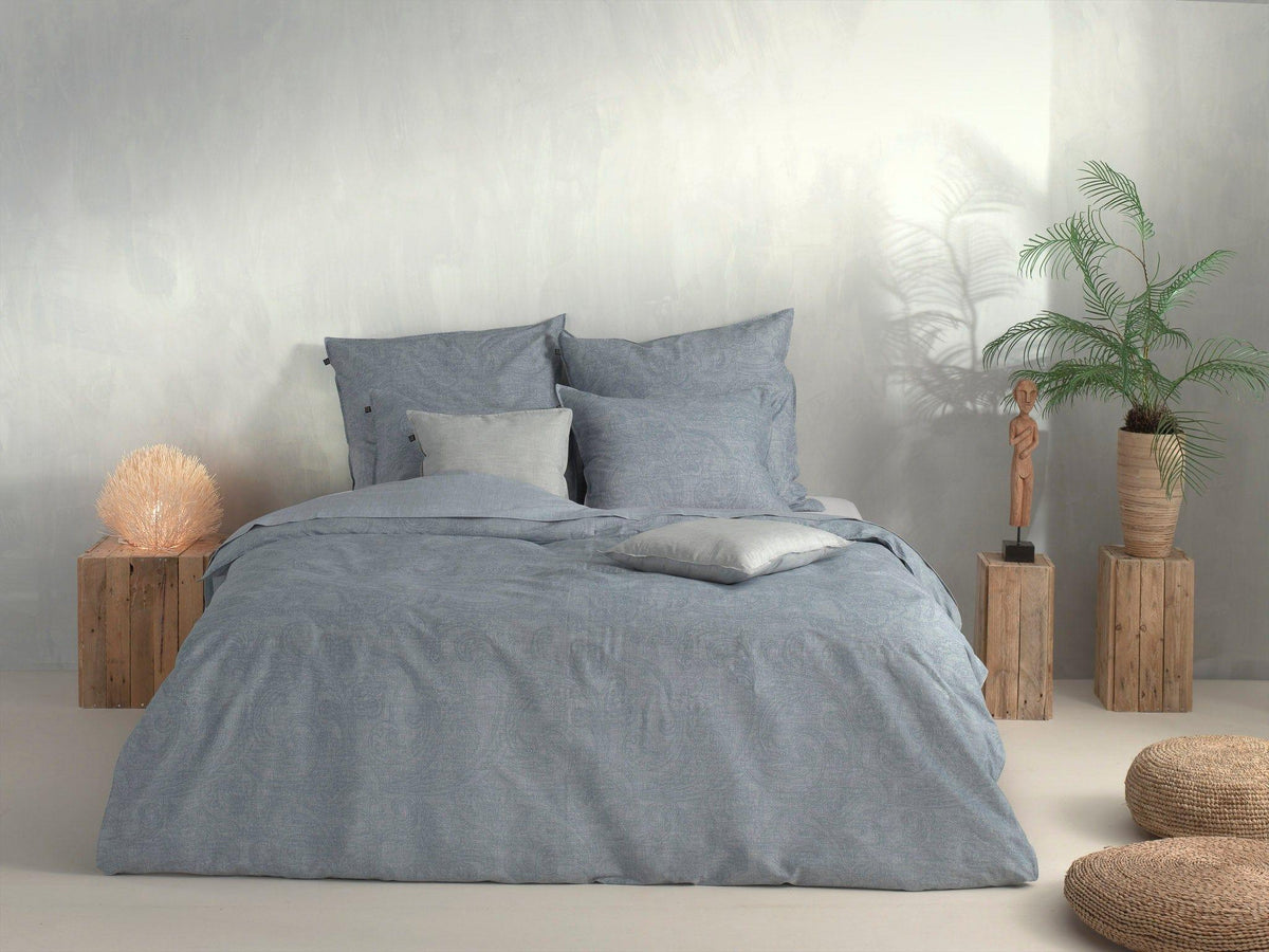 Zo Home dekbedovertrek katoen Paisley di Lino Denim